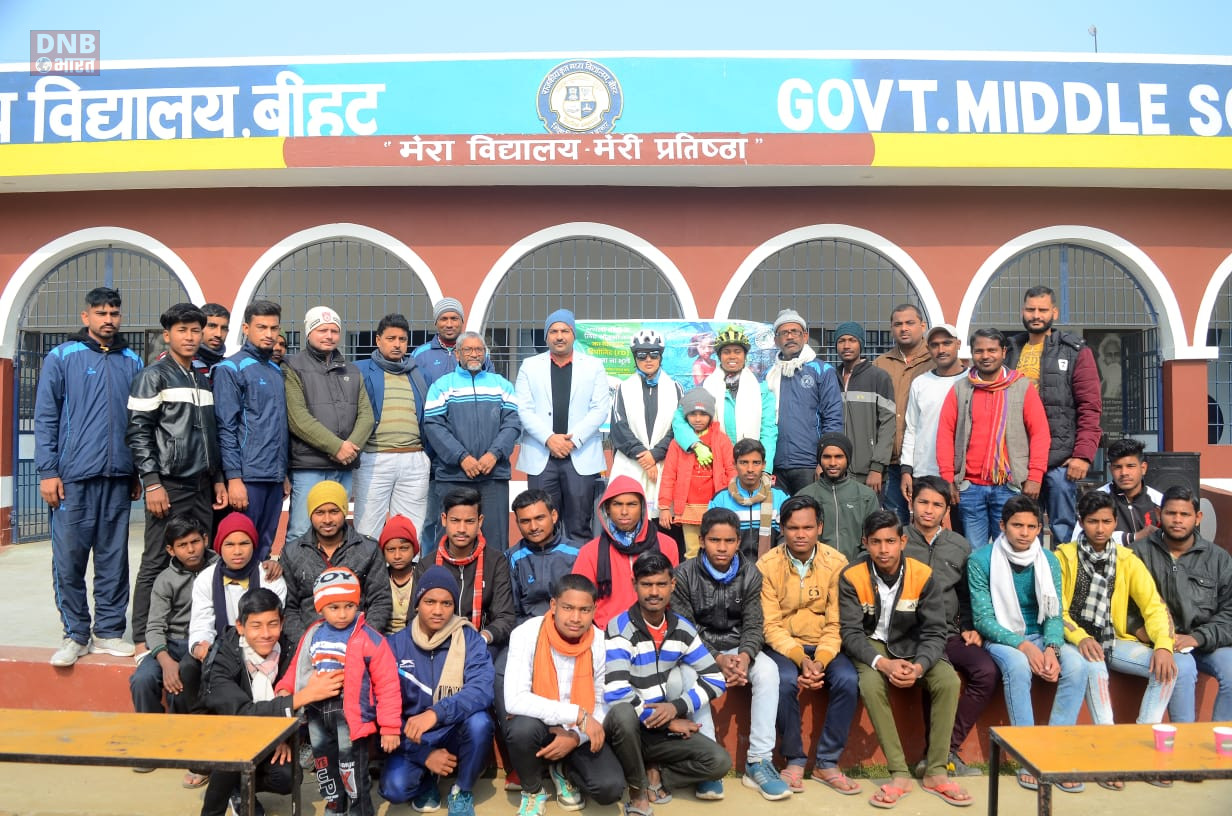 सैनिकों के सम्मान में कश्मीर से बांग्लादेश की साइकिल यात्रा पर निकली सविता पहुंची बेगूसराय, स्थानीय लोगों ने किया स्वागत 3
