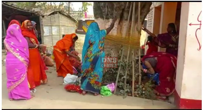 सुहागिन महिलाओं ने सोमवती अमावस्या के अवसर पर पीपल पेड़ का पुजन कर, अपने पति के दीर्घायु होने की कामना की 4