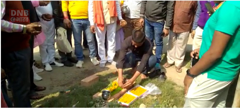 शिवमंदिर गणपतौल बाजार तक विधायक सुरेंद्र मेहता ने किया सड़क निर्माण कार्य का शिलान्यास 3