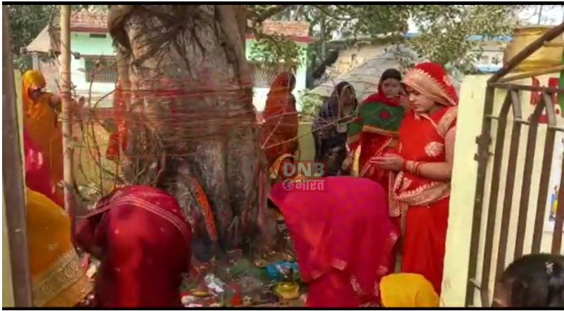 सुहागिन महिलाओं ने सोमवती अमावस्या के अवसर पर पीपल पेड़ का पुजन कर, अपने पति के दीर्घायु होने की कामना की 2