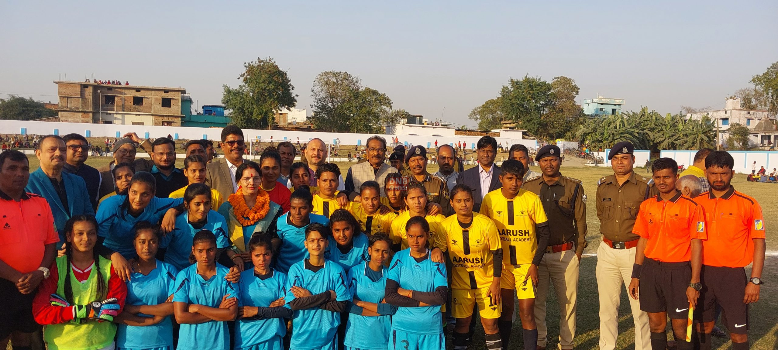 यमुना भगत मेमोरियल महिला फुटबॉल कप टूर्नामेंट की चैम्पियन बनीं बेगूसराय टीम 4