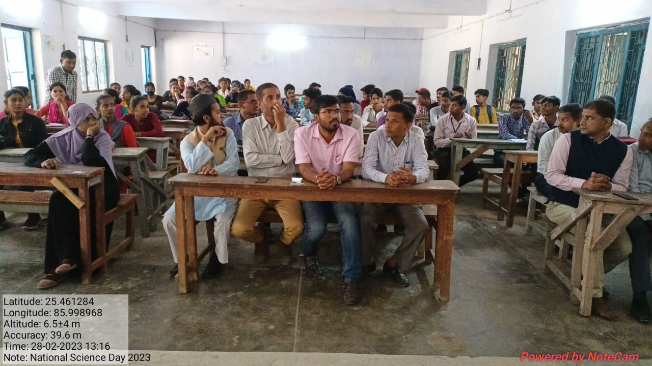एपीएसएम कॉलेज बरौनी में मनाया गया राष्ट्रीय विज्ञान दिवस 2