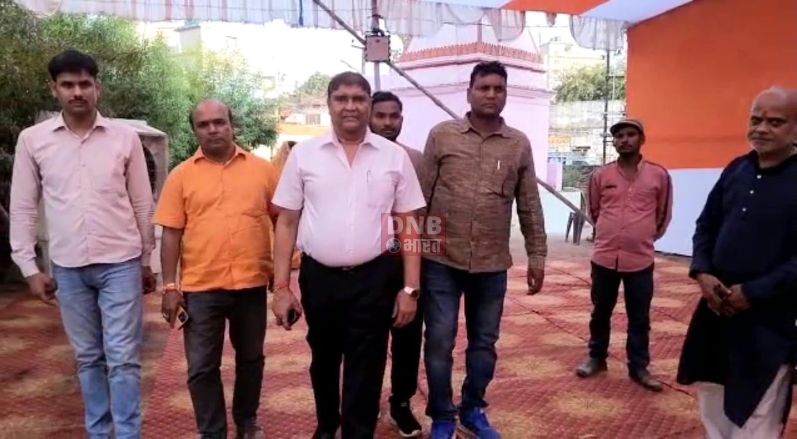 नालन्दा में भाजपा कार्यकर्ताओं के द्वारा विराट ध्वज यात्रा सह भव्य ध्वजारोहण की तैयारी में जुटे कार्यकर्ता 3