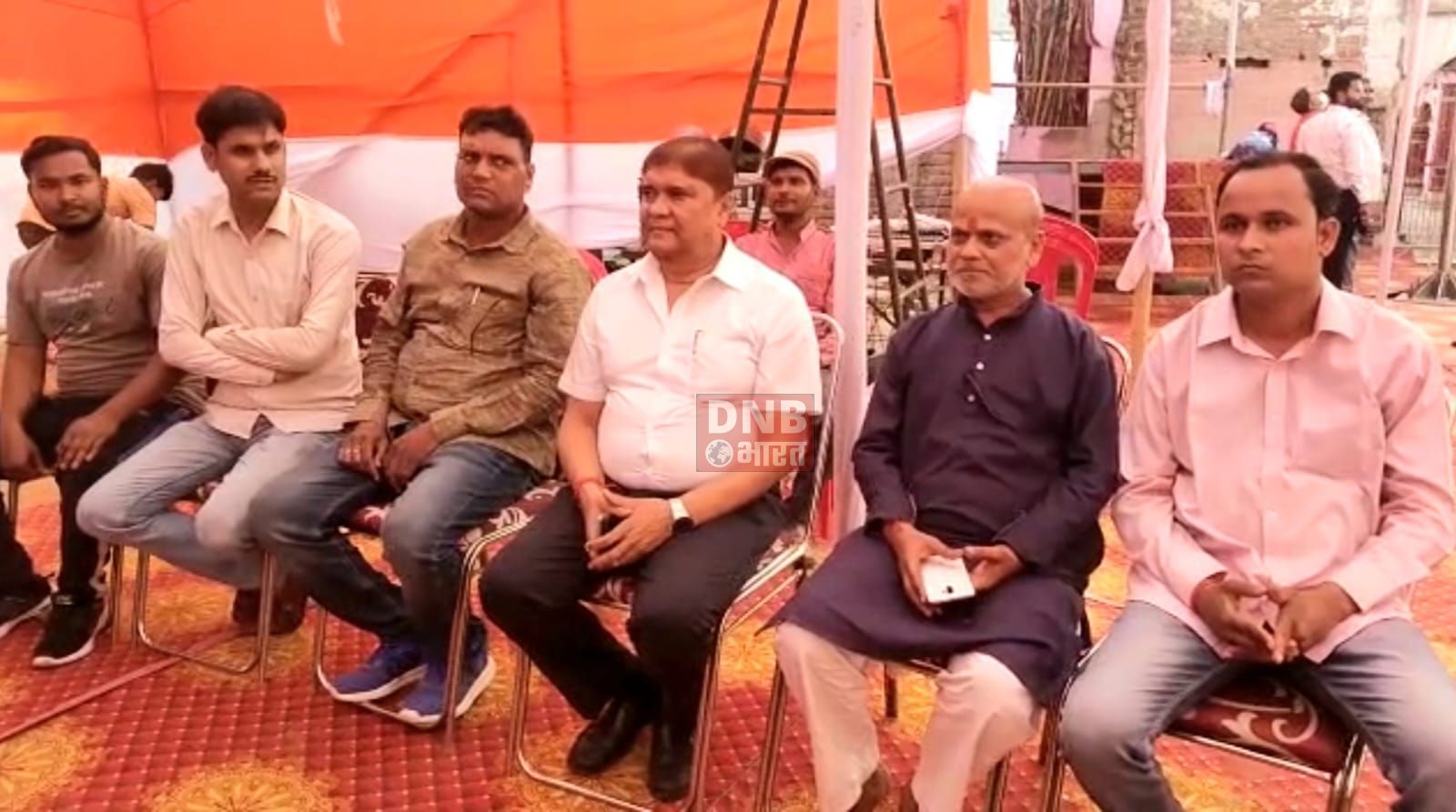 नालन्दा में भाजपा कार्यकर्ताओं के द्वारा विराट ध्वज यात्रा सह भव्य ध्वजारोहण की तैयारी में जुटे कार्यकर्ता 2