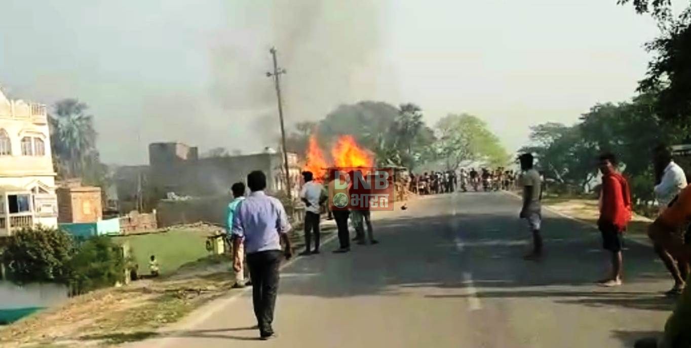 समस्तीपुर में बिजली विभाग की लापरवाही से लगी आग,दो दूकान समेत दूकान में रखे लाखो रुपये की सामान जलकर राख 2