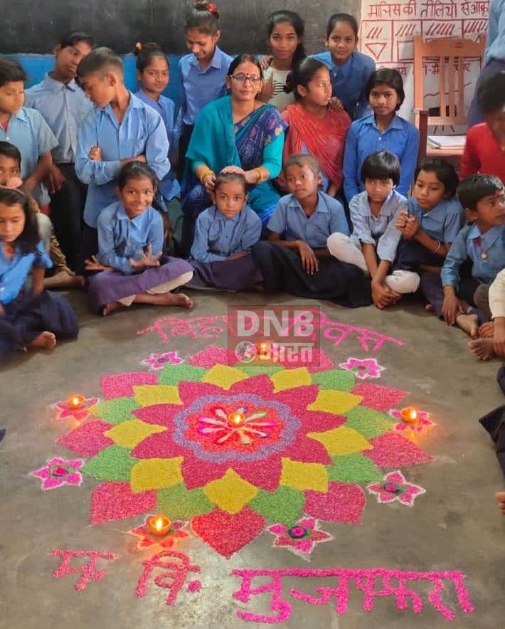बिहार दिवस के अवसर पर वीरपुर में स्कूली बच्चों ने निकाली प्रभातफेरी 2