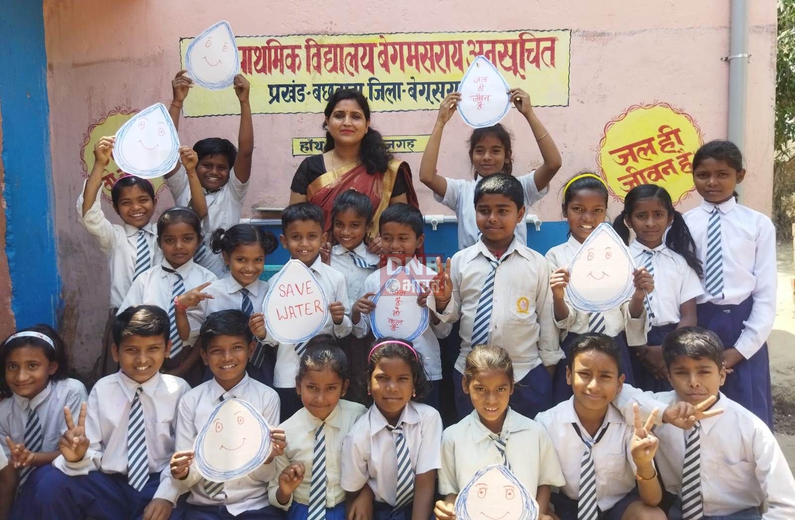 बछवाड़ा में बिहार दिवस के अवसर पर स्कूली बच्चो ने निकली प्रभातफेरी,नशा से दूर रहने की अपील 2