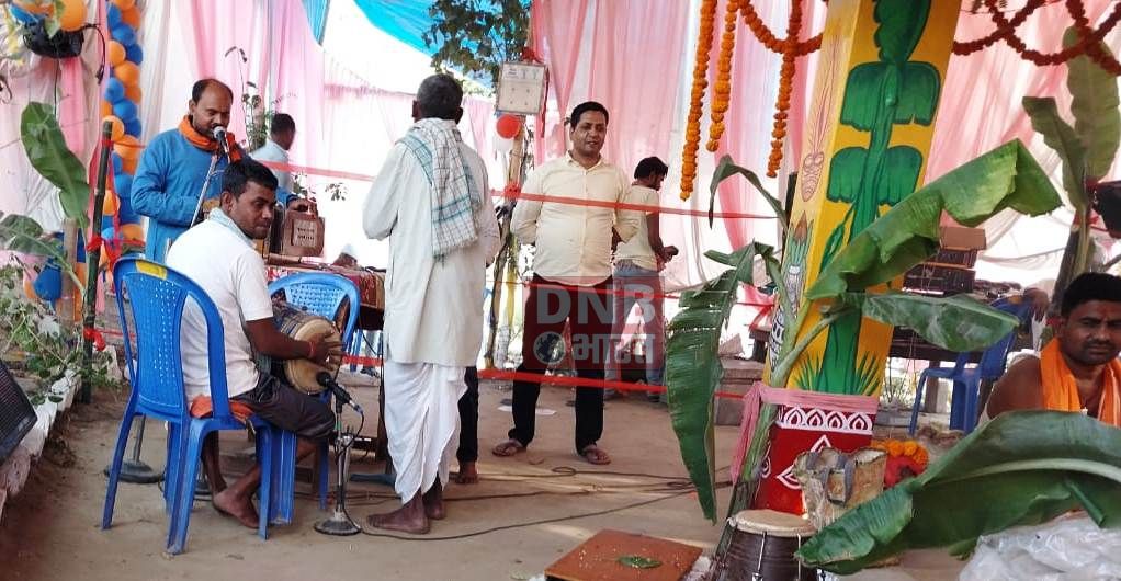 बरौनी प्रखंड के एनएच 28 किनारे हनुमान मंदिर परिसर में सीता राम नाम सकीर्तन से वातावरण हुआ भक्तिमय   2