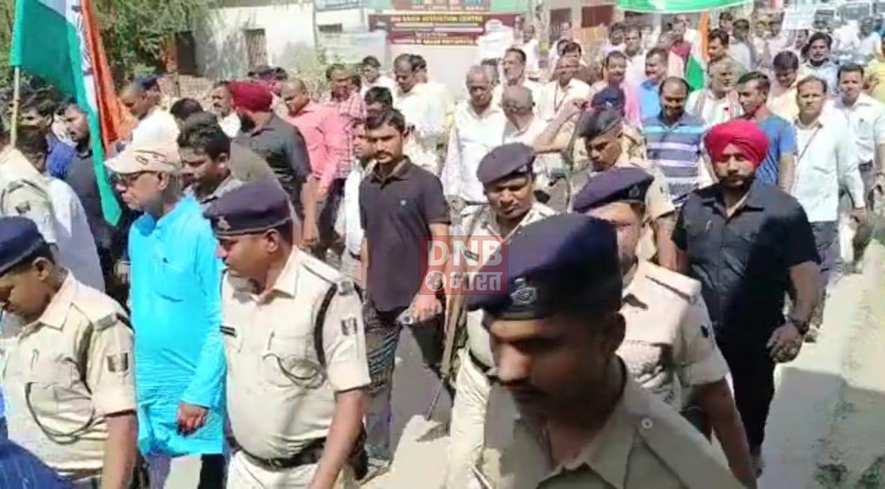 बिहारशरीफ तीसरी बार निकाली गयी सद्भावना मार्च,शांति एवं सद्भाव कायम रखने की अपील 4