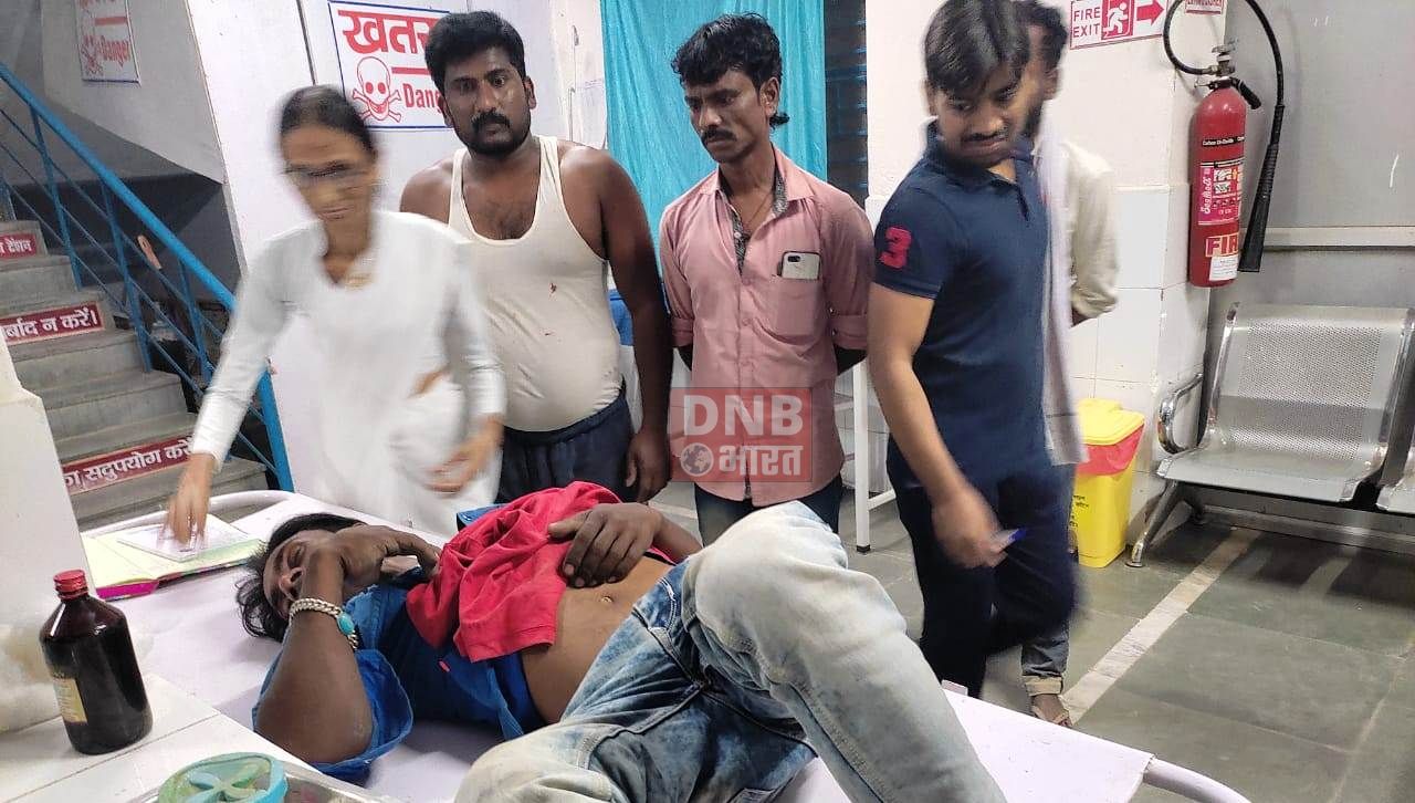 ट्रेक्टर की ठोकर से बाइक सवार युवक जख्मी 2