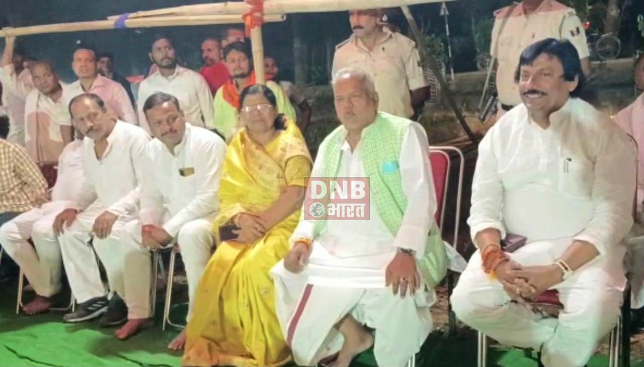 बिहार शरीफ में मंत्री श्रवण कुमार ने सात दिवसीय श्री मद भागवत कथा का किया शुभारंभ 3