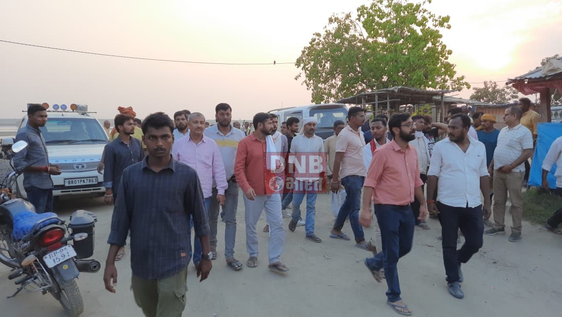 भतीजा के गंगा नदी में डूबने की सूचना मिलने पर कांगेस के राष्ट्रीय नेता डॉ कन्हैया कुमार पहुंचे बेगूसराय 2