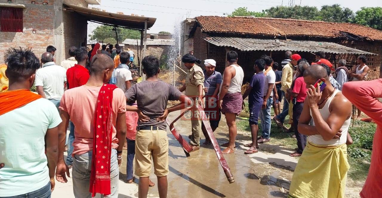 आगलगी की घटना में लाखों रुपए की सम्पत्ति जलकर हुआ राख 2