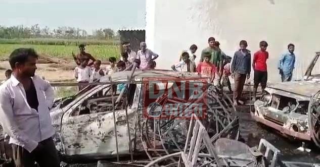 बेगूसराय में बिजली की शॉट सर्किट से पंडाल दूकान में लगी आग,लगभग 50 लाख की संपत्ति जलकर राख 3