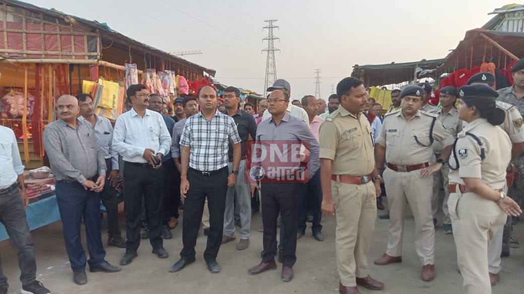 मुख्यमंत्री के आगमन को लेकर डीएम, एसपी ने किया सिमरिया धाम का निरीक्षण 2