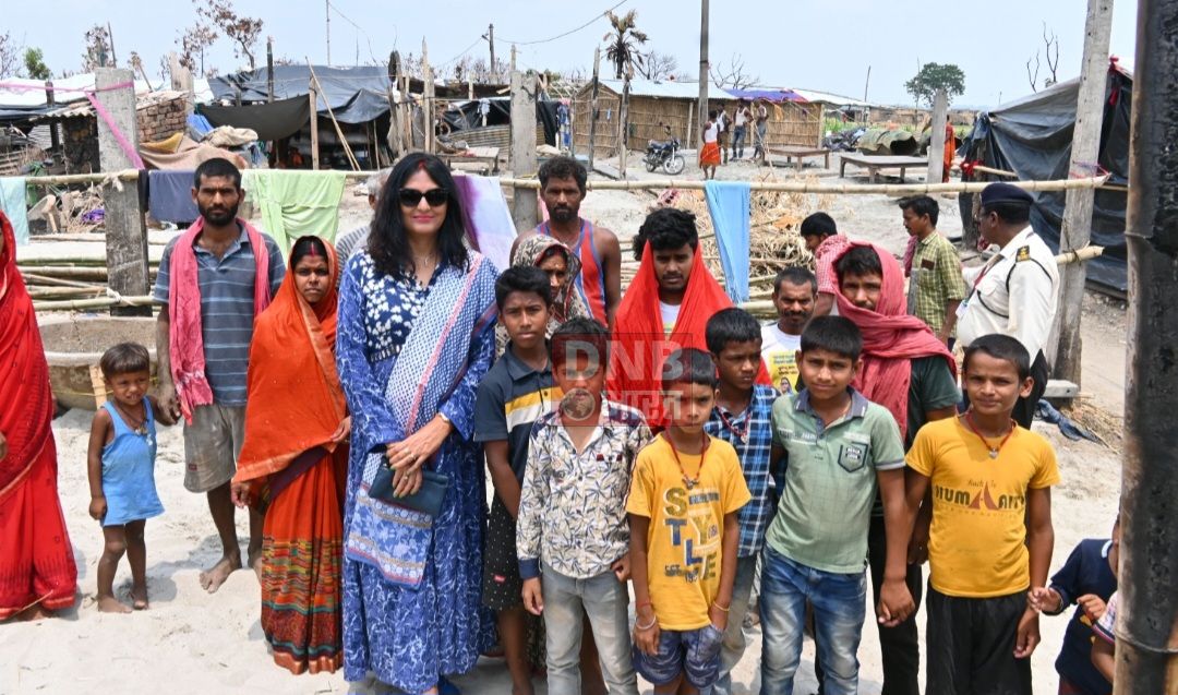 बरौनी रिफाइनरी लेडीज क्लब ने आईएसआर के तहत बेगूसराय अग्नि पीड़ितों के राहत सामग्री का किया वितरण 2