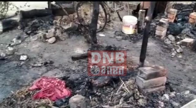 बेगूसराय में 6 महीने के नवजात बच्चे की आग से जलकर मौत, दर्जनों घर जलकर खाक 3