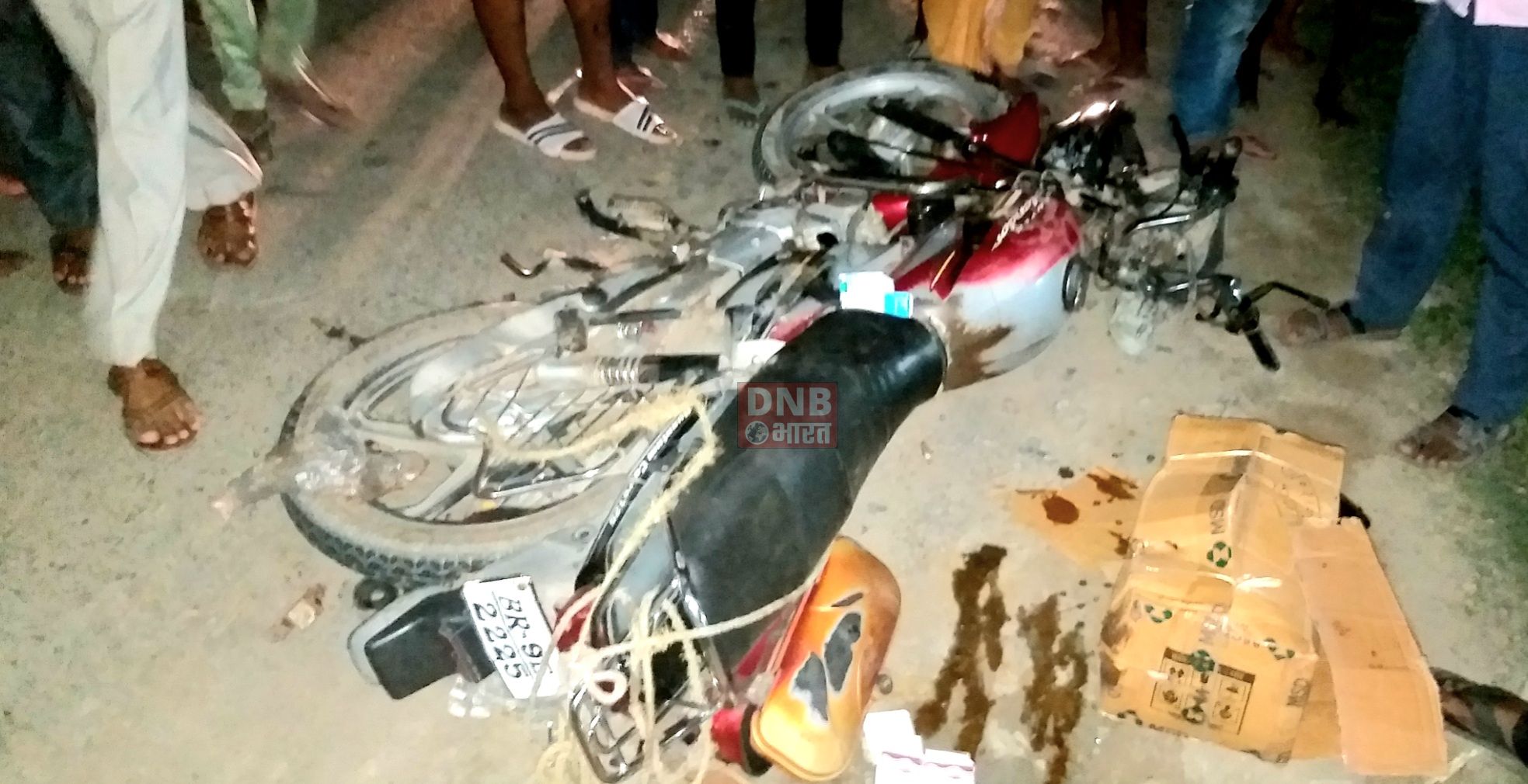बछवाड़ा के एनएच 28 पर ट्रैक्टर की ठोकर से बाइक सवार युवक की मौत,रानी गांव के समीप घटी हादसा 2