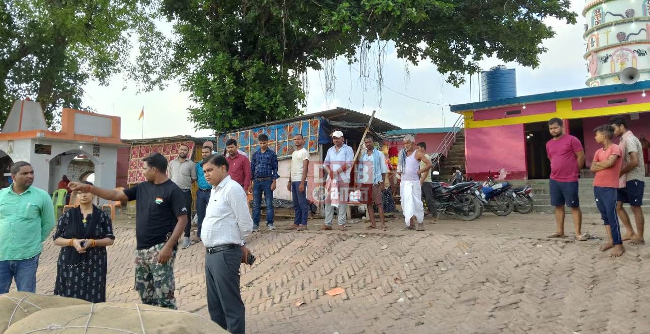 श्रावणी मेले को लेकर झमटिया घाट का एसडीओ ने किया निरीक्षण 2