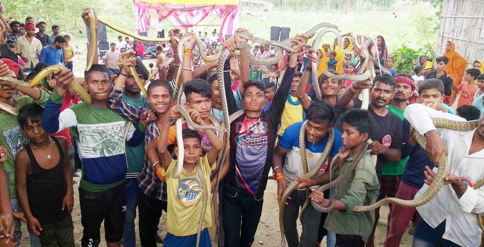 बछवाड़ा प्रखंड में श्रद्धापूर्वक मनाई गई नागपंचमी,भगतो ने दिखाया सांपो का करतब 3