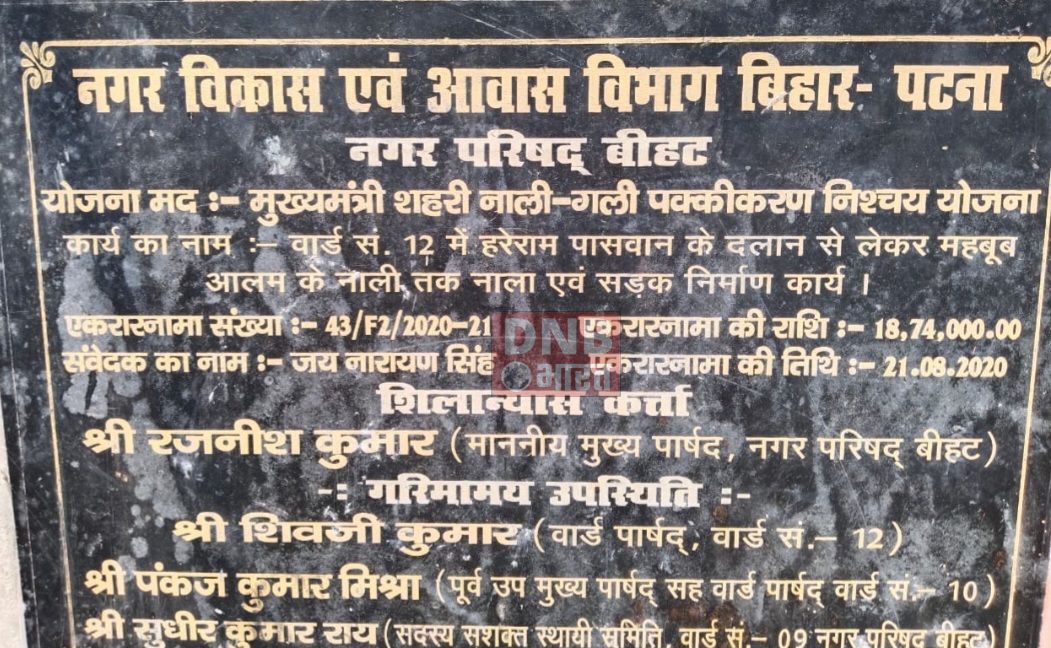 जलजमाव से ग्रामीण परेशान, बीहट नगर प्रशसन नहीं कर रही है समाधान 4