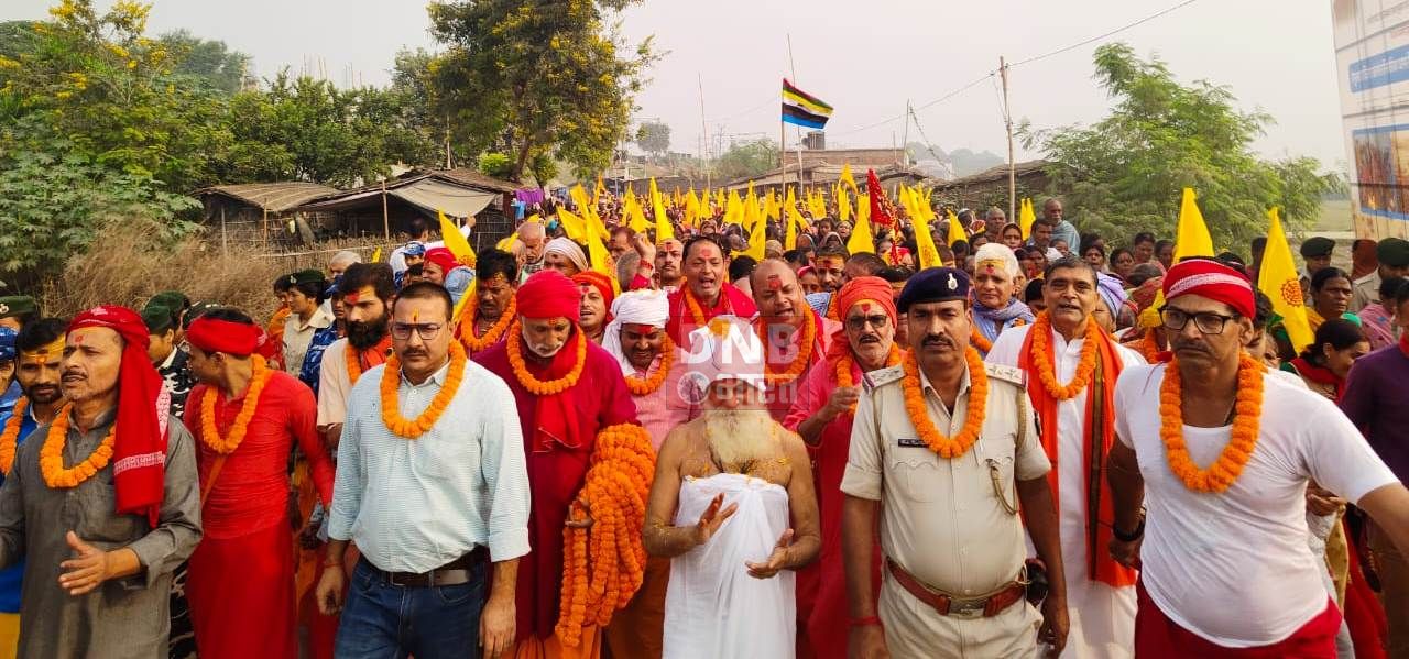 सिमरिया गंगा घाम में गोविंद हरे गोपाल हरे की गूंज के साथ दूसरी परिक्रमा संपन्न 4