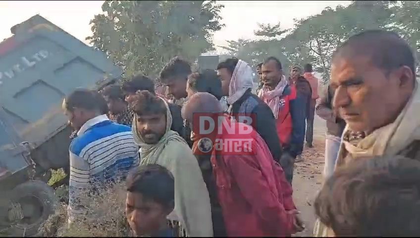 नालंदा: दो हाईवा ट्रक की हुई आमने-सामने टक्कर से हाईवा में लगी, आग में चालक की जिंदा जलकर हुई दर्दनाक मौत, एक अन्य जख्मी 2