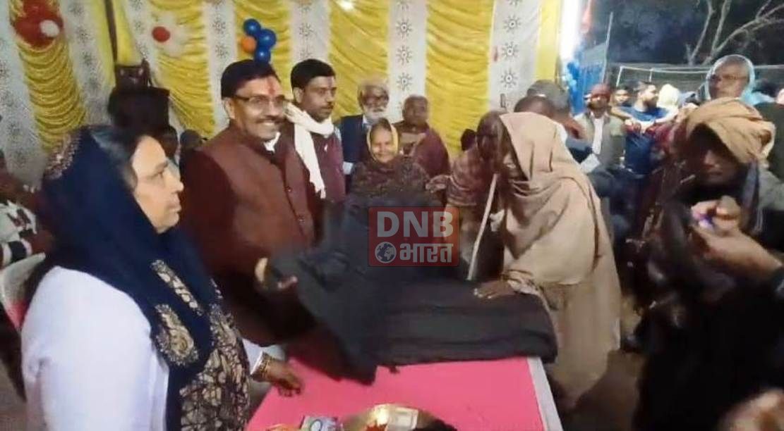 नालंदा: पैक्स अध्यक्ष सह समाजसेवी राम प्रसाद सिंह ने 201 जरूरतमंदों के बीच किया कंबल वितरण 3