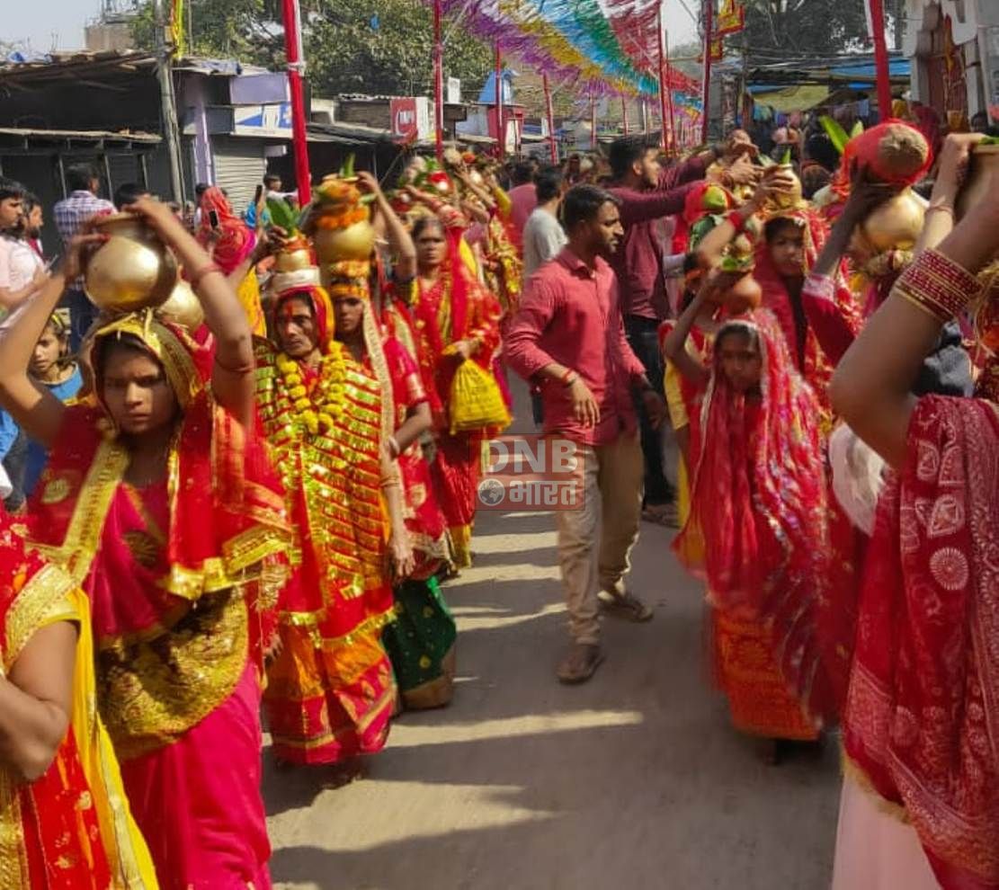 सहस्त्र चंडी महायज्ञ को लेकर 2511 कुंवारी कन्याओं व महिलाओं ने कलश शोभा यात्रा में हुए शामिल 3