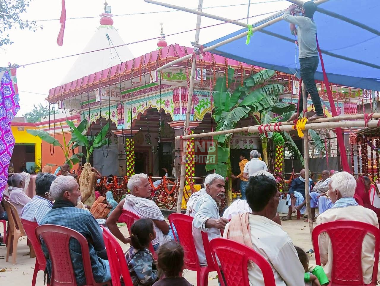 वैदिक अनुष्ठान के साथ ही माता पार्वती की प्रतिमा का प्राण प्रतिष्ठा संपन्न, मेघौल पछियारी शिवालय में भक्तो की उमड़ी भीड़ 2