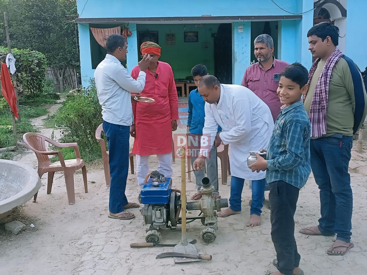 बछवाड़ा के भाजपा कार्यकर्ताओं ने ग्राम परिक्रमा यात्रा को लेकर किया किसान चौपाल का आयोजन 2