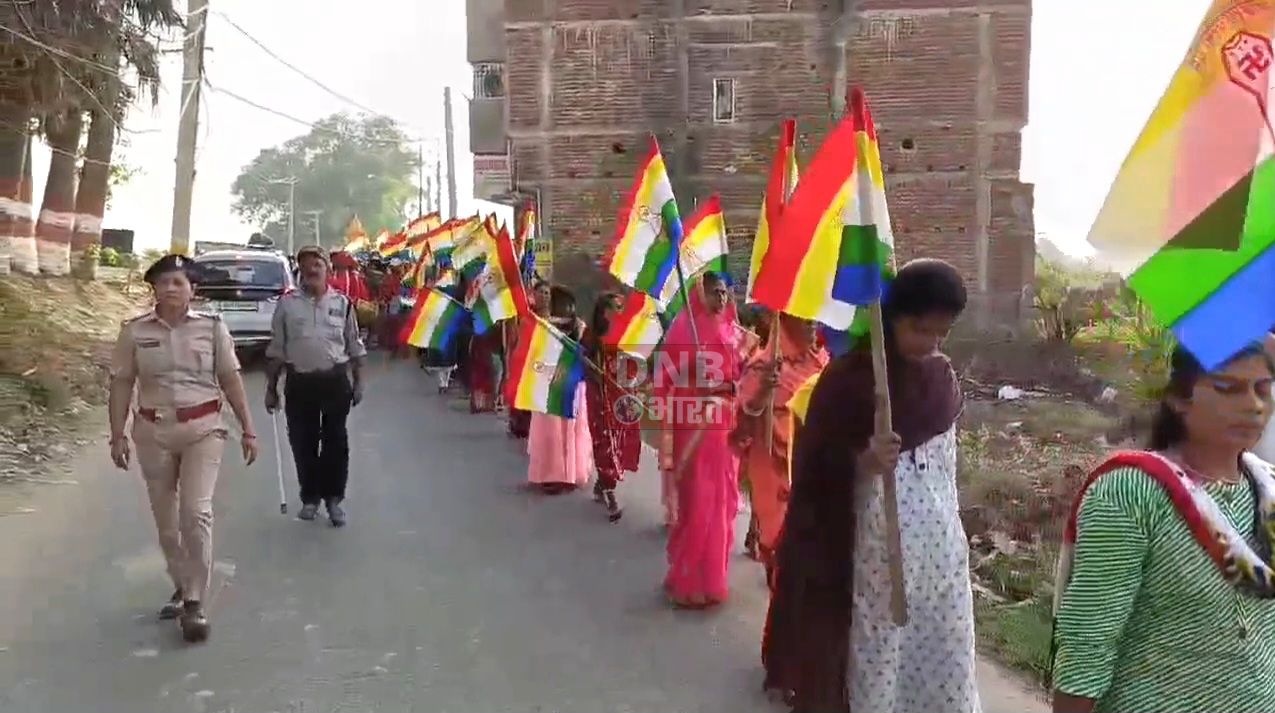 नालंदा: जैन धर्म के 24 वें तीर्थंकर भगवान महावीर जयंती के मौके पर निकाली गई भव्य शोभा यात्रा 2