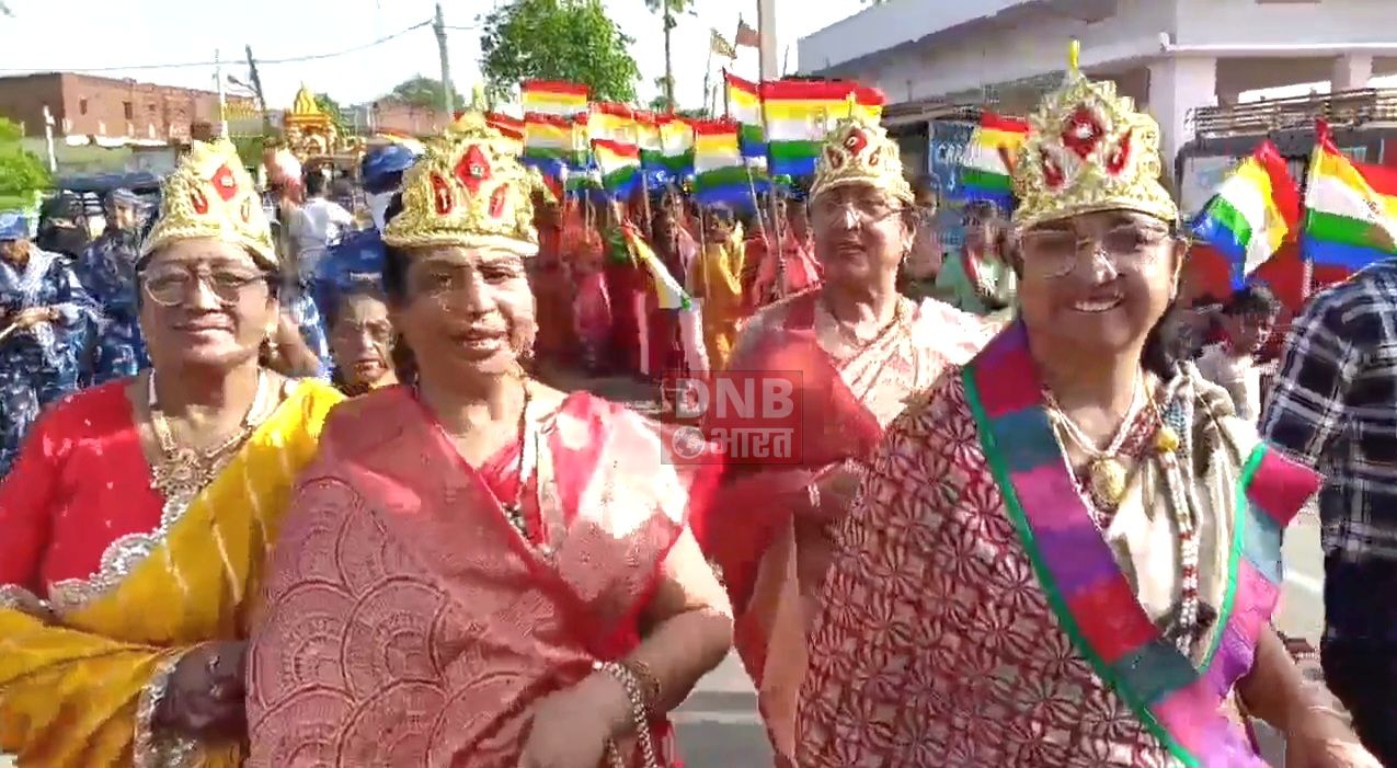 नालंदा: जैन धर्म के 24 वें तीर्थंकर भगवान महावीर जयंती के मौके पर निकाली गई भव्य शोभा यात्रा 3