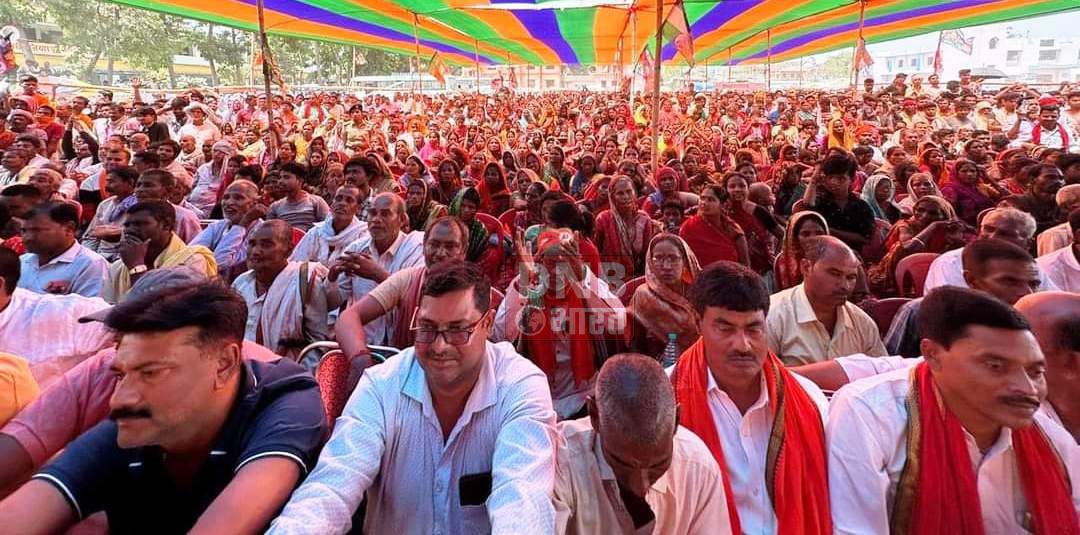 खगड़िया: उप मुख्यमंत्री सम्राट चौधरी एवं लोजपा (आर) चिराग पासवान ने सभा कर राजेश वर्मा को वोट देने की अपील की 3