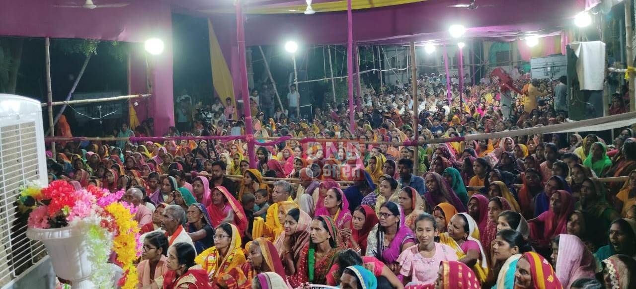 भागवत कथा का श्रवण संपूर्ण दुखो का नाश करने वाला है,भगवान श्री कृष्ण का जीवन चरित्र कर्म और न्याय शास्त्र पर आधारित है-भास्कर जी महाराज 4