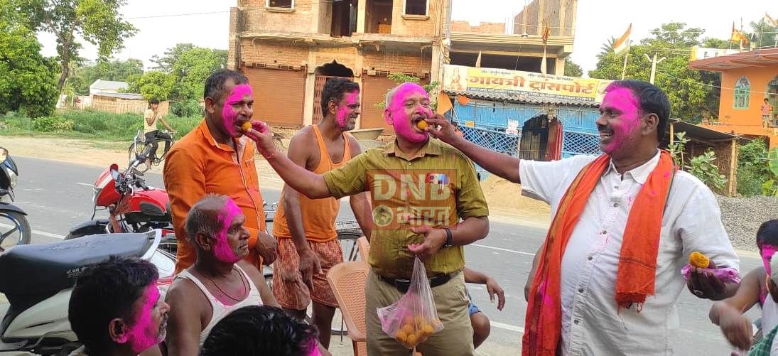 गिरिराज सिंह की जीत पर एनडीए कार्यकर्ताओं में जश्न का माहौल 2