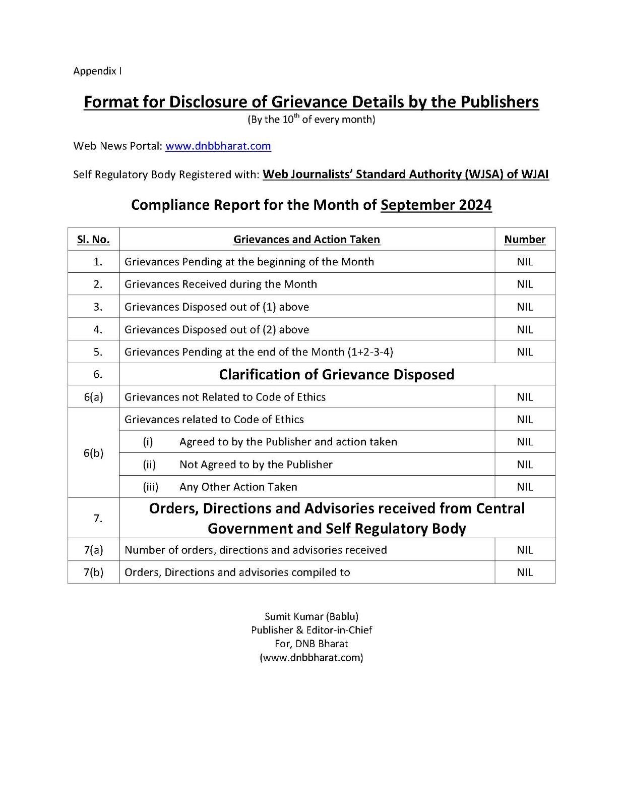 Grievance Report September 2024  1