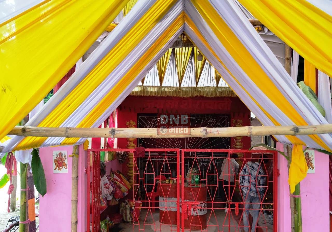 खोदावंदपुर प्रखंड के बरियारपुर पश्चिम के पूजा पंडाल में दिखेगी अयोध्या रामलला मंदिर की झलक 2