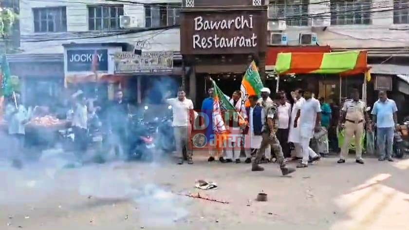 हरियाणा चुनाव में भाजपा को भारी बहुमत से जीत के बाद बेगूसराय के भाजपा कार्यकर्ताओं ने मनाया जश्न 3