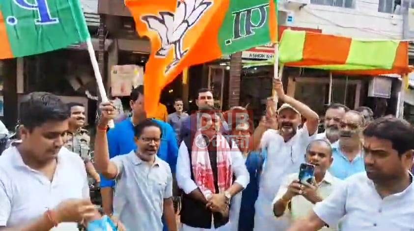 हरियाणा चुनाव में भाजपा को भारी बहुमत से जीत के बाद बेगूसराय के भाजपा कार्यकर्ताओं ने मनाया जश्न 2