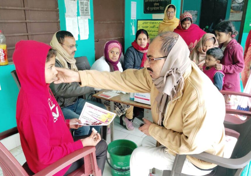 एनीमिया मुक्त भारत संकल्प के साथ स्वास्थ्य शिविर का किया गया आयोजन 1