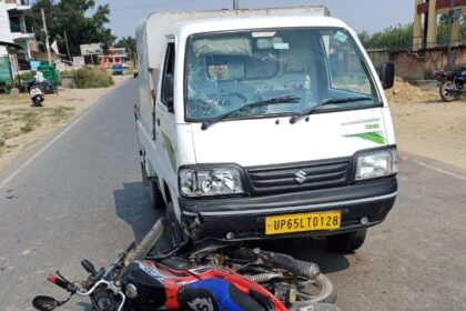 मैजिक की ठोकर से बाइक सवार युवक जख्मी, इलाज़ के लिए भेजा अस्पताल 27