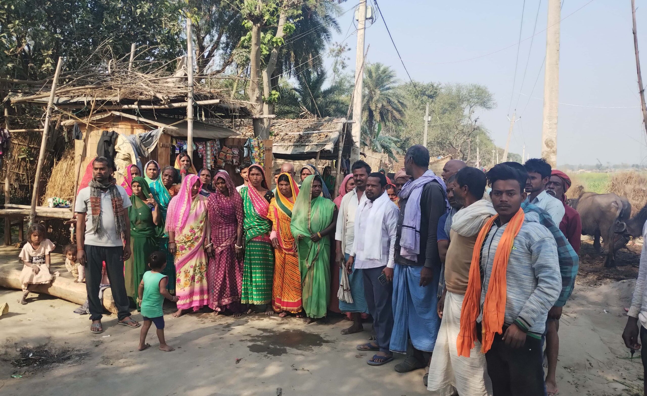 बेगूसराय के बछवाड़ा में बांध को खाली करने का मिला आदेश बसे लोगों में बसेरा उजड़ने का खतरा 3