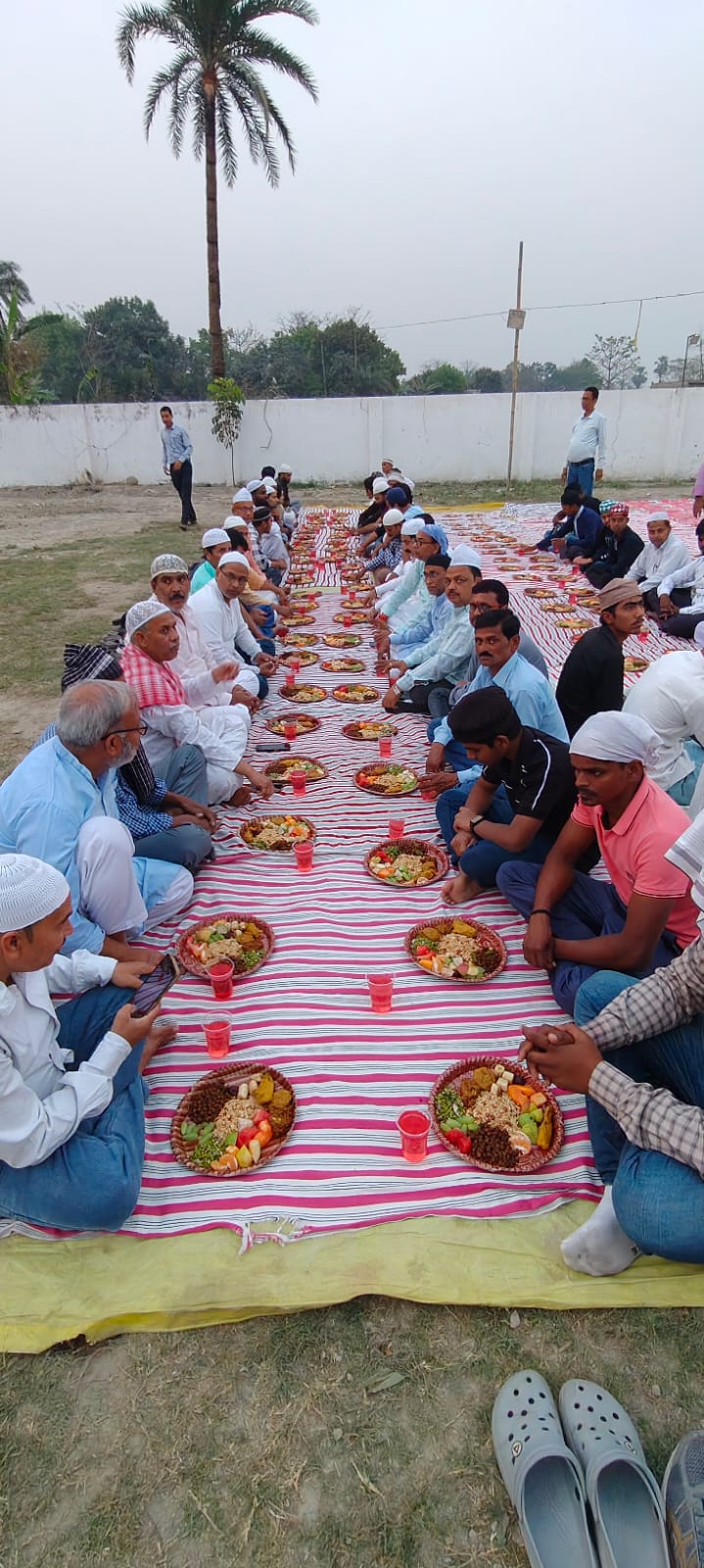 न्यू समस्तीपुर पब्लिक स्कूल, विशनपुर के परिसर  में "दावते इफ्तार " का आयोजन  1