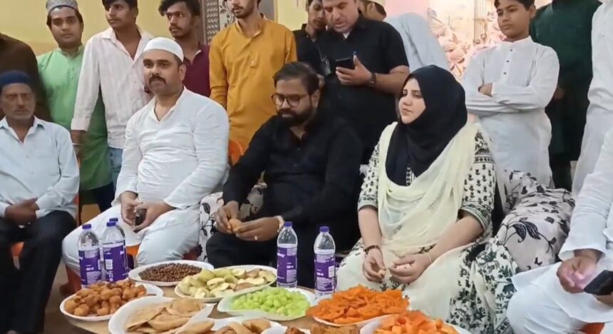 नालंदा: समाज में आपसी प्रेम एकजुटता और मेलजोल को बढ़ावा देने के उद्देश्य से सालूगंज इलाके में किया गया इफ्तार पार्टी का आयोजन 1