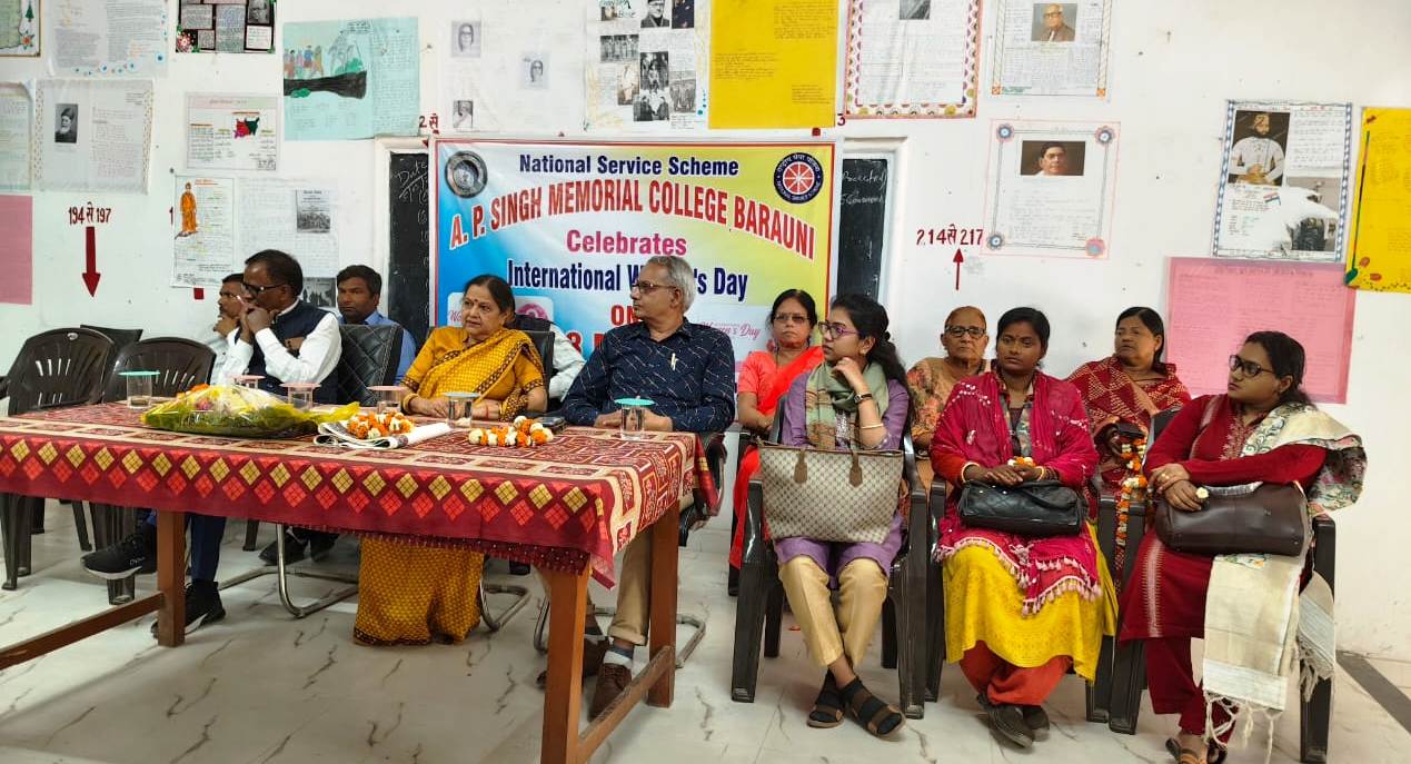 अयोध्या प्रसाद सिंह स्मारक महाविद्यालय, बरौनी में अंतर्राष्ट्रीय महिला दिवस हर्षोल्लास के साथ समारोह पूर्वक मनाया गया 4
