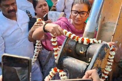 समस्तीपुर रेलवे गुमटी पर 119 करोड़ की लागत से आरओबी का सांसद ने किया शुभारंभ 20