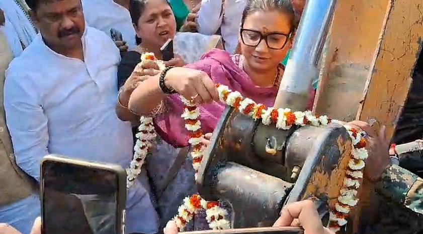 समस्तीपुर रेलवे गुमटी पर 119 करोड़ की लागत से आरओबी का सांसद ने किया शुभारंभ 1