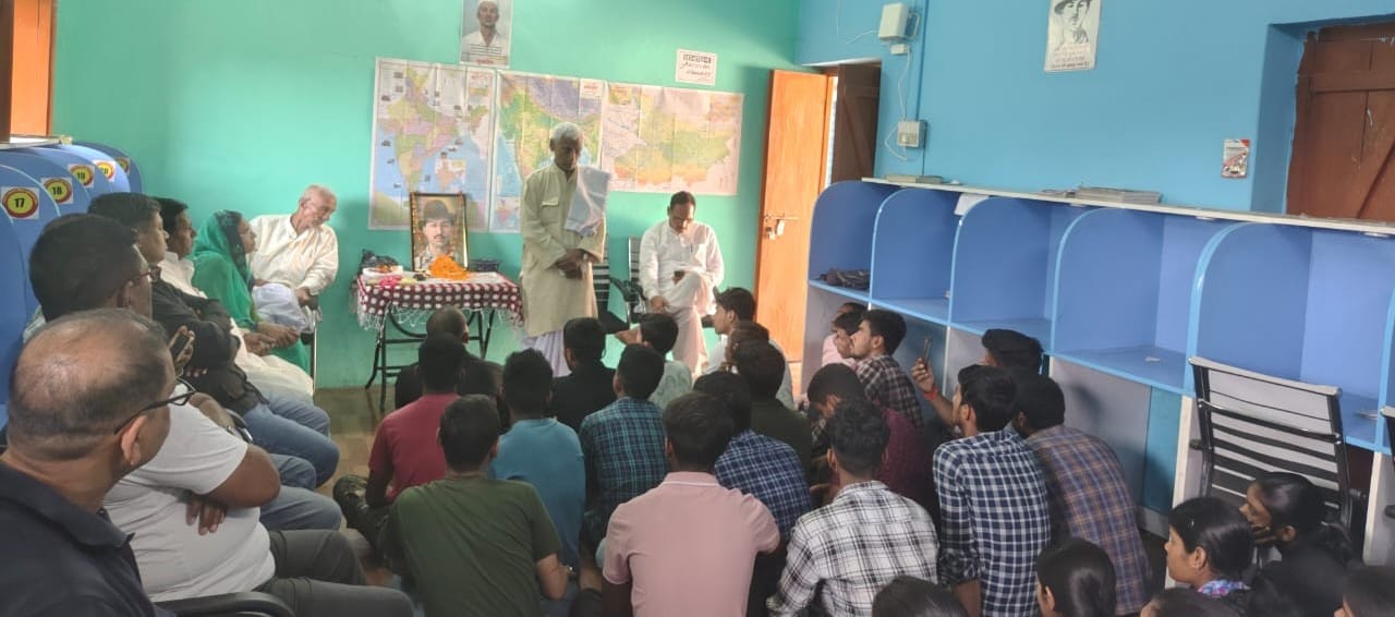 बछवाड़ा के शहीदे आजम भगत सिंह पुतकालय गोधना में भगत सिंह का शहादत दिवस मनाया गया 2