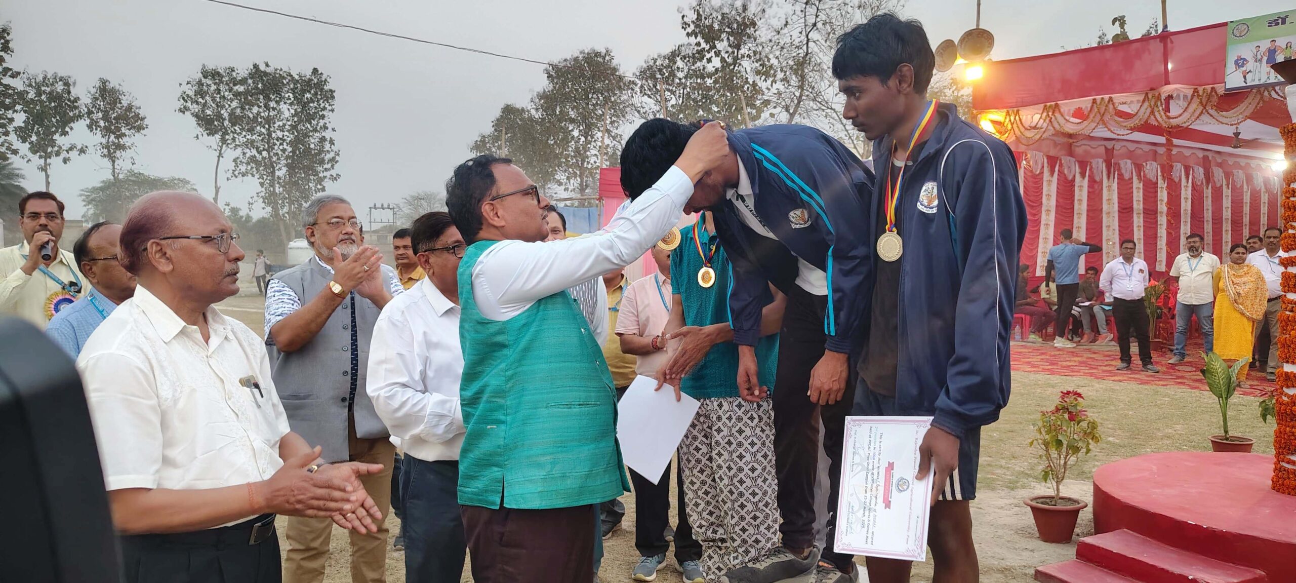 समस्तीपुर कृषि विश्वविद्यालय का तीन दिवसीय महाविद्यालय खेल प्रतियोगिता का हुआ समापन 2